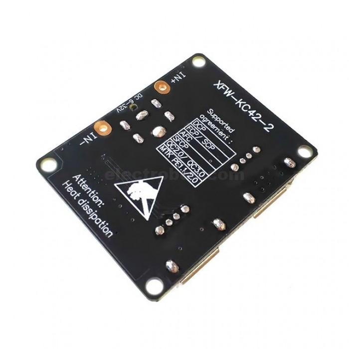 XFW-KC42-2-2-way-USB-DC-DC-Step-Down-Fast-Charging-Module-1.jpg XFW-KC42-2 2-way USB DC-DC Step Down Fast Charging Module - Image 3