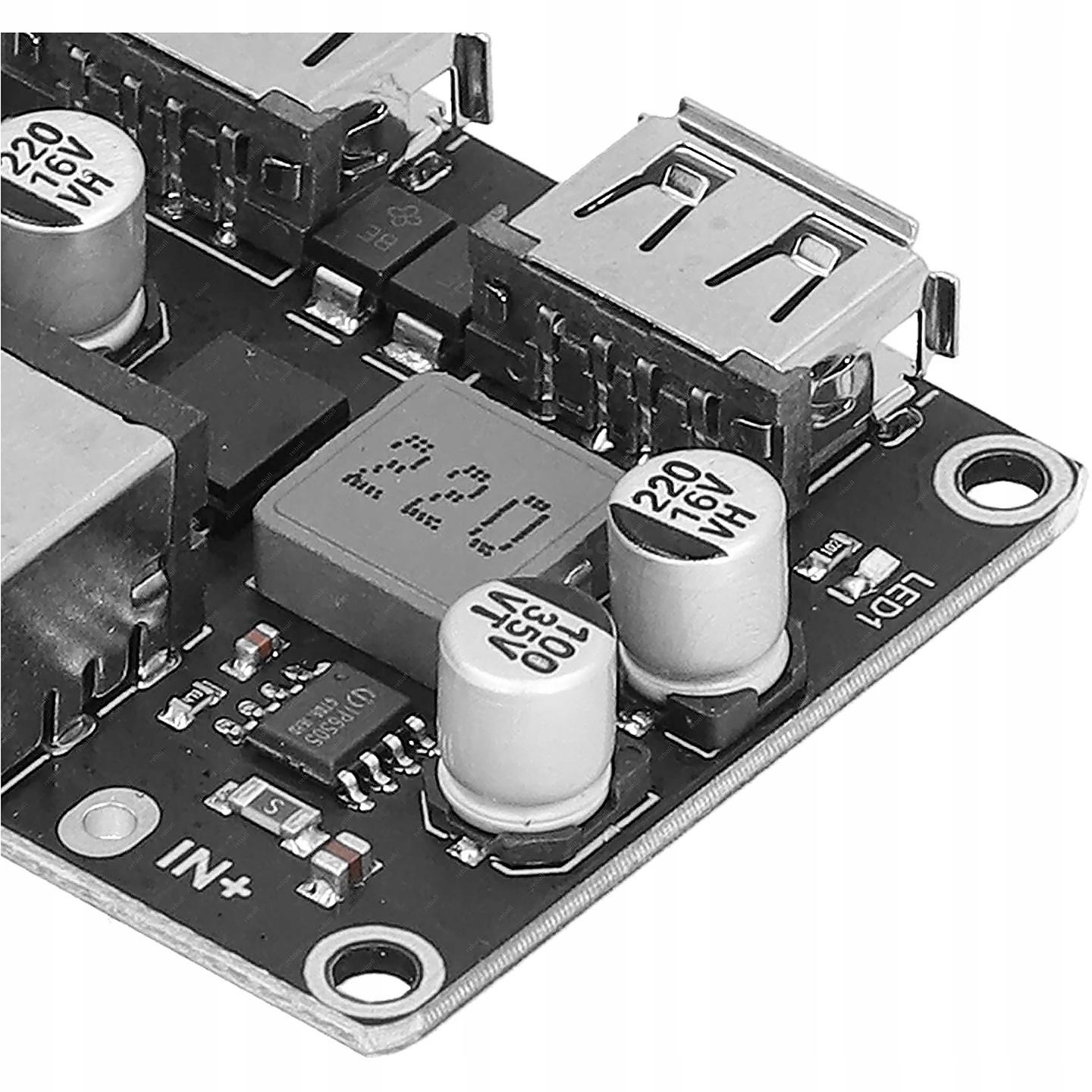 XFW-KC42-2-2-way-USB-DC-DC-Step-Down-Fast-Charging-Module-3.jpg XFW-KC42-2 2-way USB DC-DC Step Down Fast Charging Module - Image 5