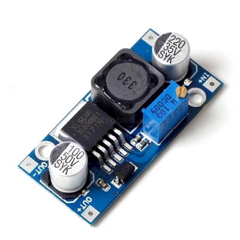 Xl6009-4A-dc-dc-buck-step-down-voltage-converter-module-board-at-best-price-in-Pakistan.jpg XL6009 DC-DC Step Up Boost Converter 5 – 32V to 5 – 35V 10W (4A)