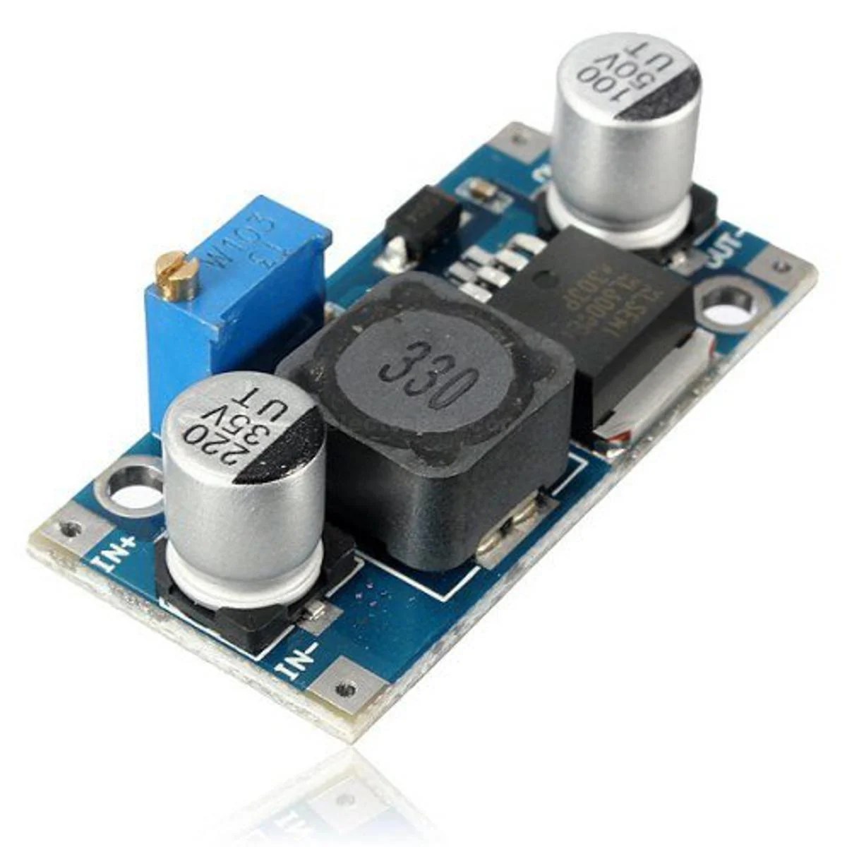 Xl6009-4A-dc-dc-buck-step-down-voltage-converter-module-board-in-Pakistan.jpg XL6009 DC-DC Step Up Boost Converter 5 – 32V to 5 – 35V 10W (4A) - Image 4