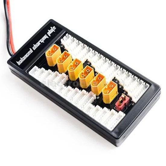 Xt60-Lipo-Parallel-Charger-Board-for-RC-Charger-Parts-1.jpg XT60 LIPO Parallel Balanced Charging Board with Deans Connector