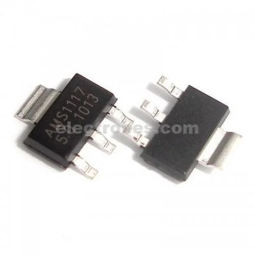 ams1117-50-500x500-1.jpg AMS1117 5V SMD Voltage Regulator SOT-223