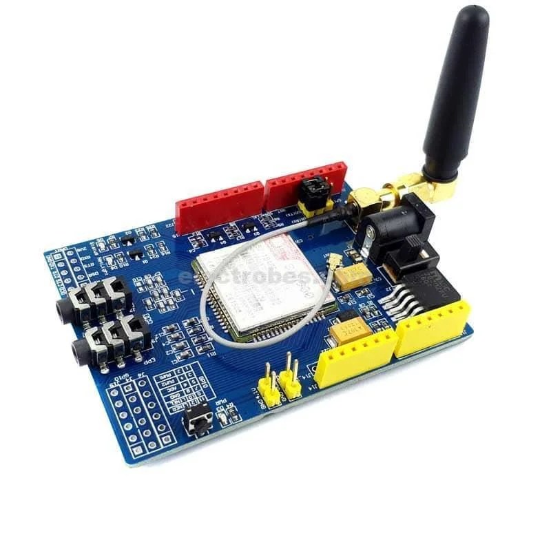 arduino-gsm-module-sim900.jpg SIM900 Quad Band GSM GPRS Shield Development Board For Arduino