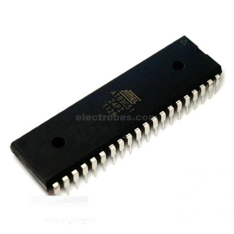 at89C51-microcontroller-800x800-1.jpg Atmel 8051 AT89C51 AVR 40 Pin DIP Microcontroller