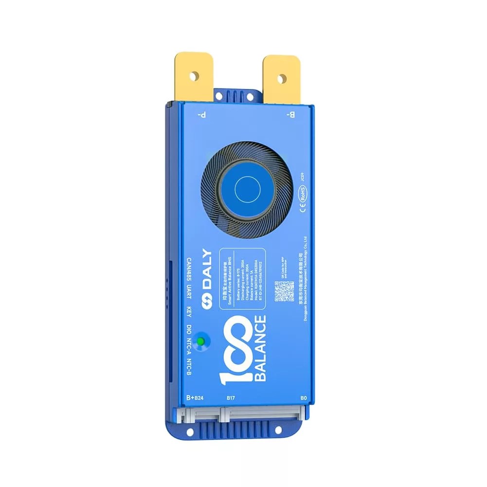 battery-management-system-daly-200a-8-24s-24-72v-bms-with-1a-active-balancer-and-built-in-bluetooth-for-lithium-lfp-lto-battery-pack.jpg DALY 200A 8S-24S Smart BMS with UART, RS485, CAN Port and 1A Active Balancer with Build-in Bluetooth