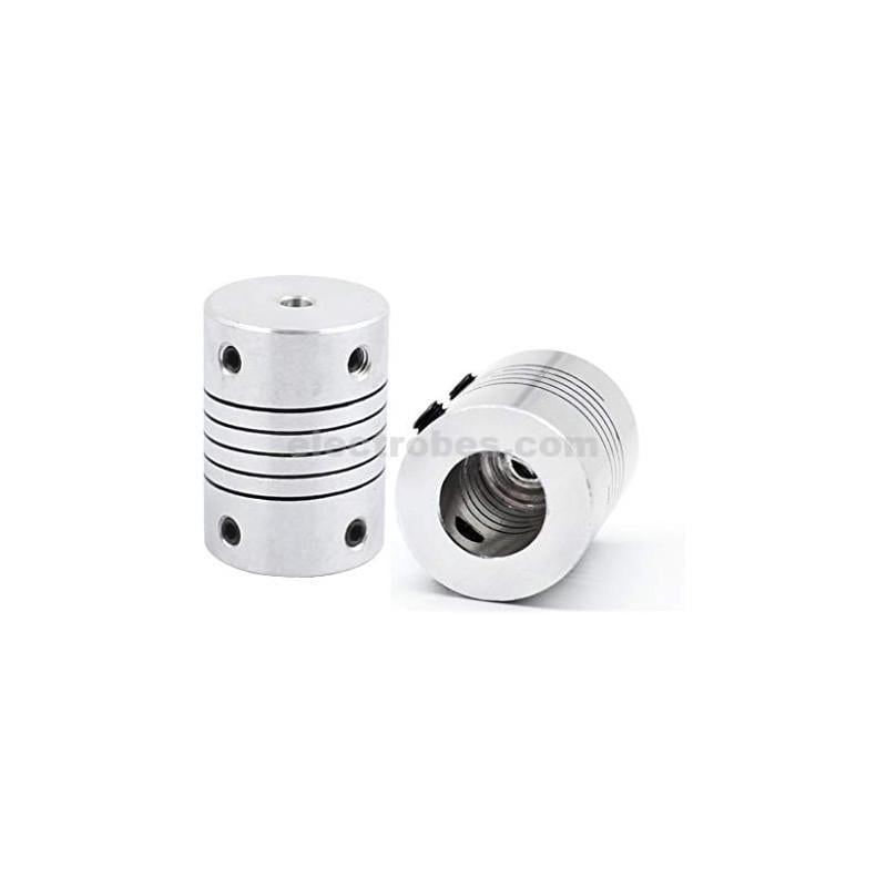 couplers-flexible-coupler-d20x5mmx8mm.jpg 6.35mm*8mm*25mm 3D Printer Stepper Motor Flexible Coupler