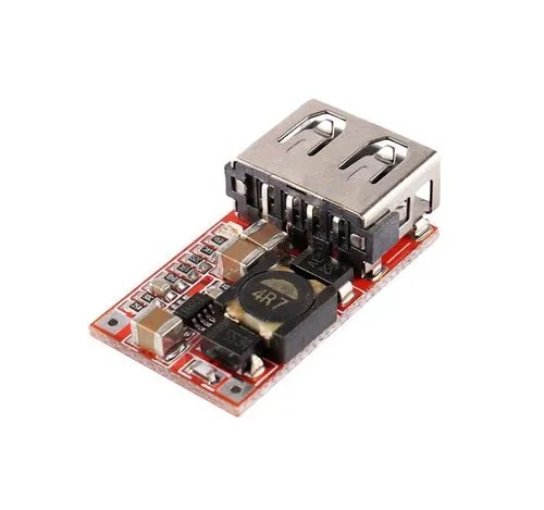 dc-dc-buck-converter-6v-24v-to-5v-3a-usb-output-module-500x500-1.jpg DC 6-24V TO 5V USB Output Charger Step-down Buck Converter - Image 2