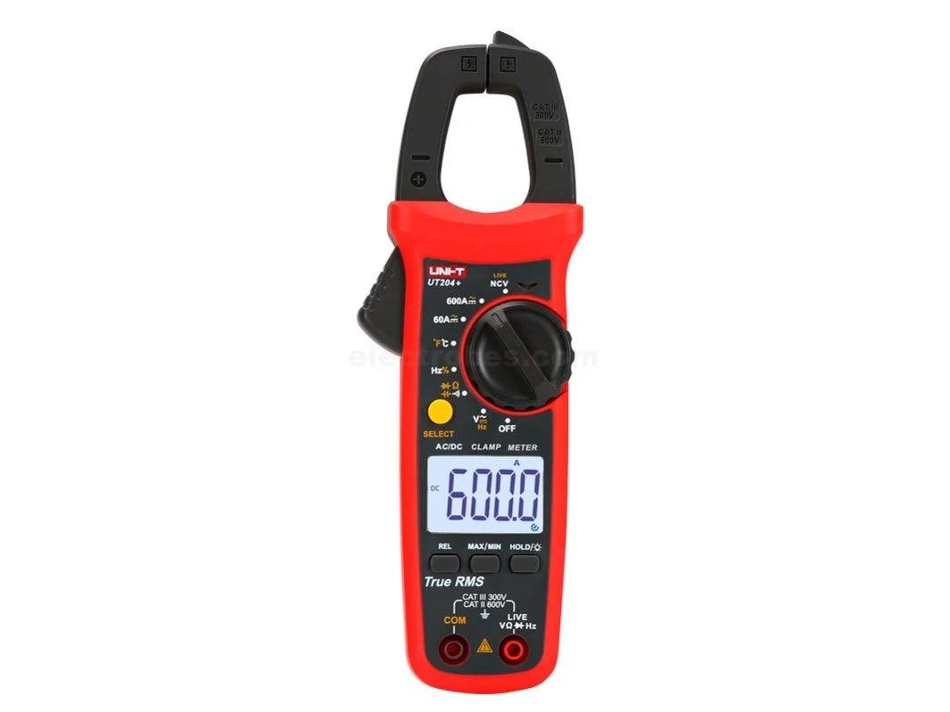 digital-clamp-meter-uni-t-ut204plus.jpg UNI-T UT204+ Digital Clamp Meter AC/DC Current Tester True RMS Auto Range Temperature measurement High Precision Multimeter