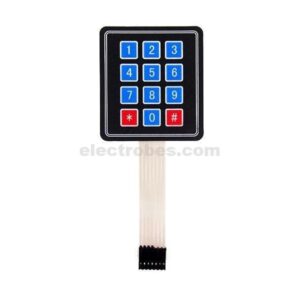 3×4 12 Key Matrix Membrane Switch Keypad Keyboard