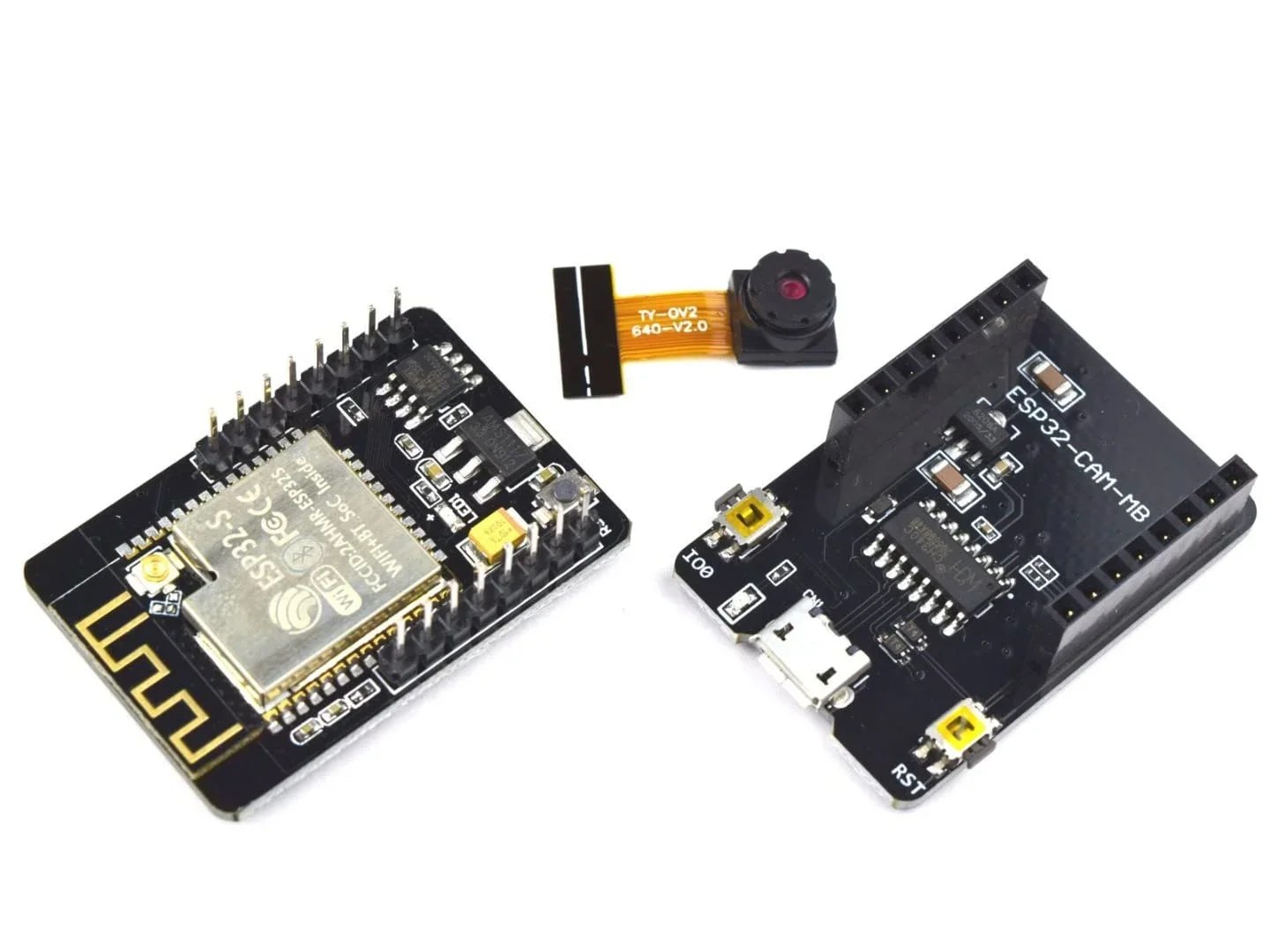 esp32-cam-wifi-bluetooth-camera-module-development-board-esp32-with-camera-module-ov2640-2mp-at-best-price-in-pakistan.jpg ESP32-CAM WiFi Bluetooth Camera Module Development Board ESP32 with Camera Module OV2640 2MP - Image 2