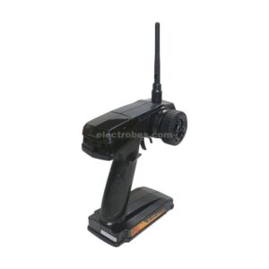 Flysky FS-GT2 Transmitter with FS-GR3E Receiver RC Remote Control 2.4G 2CH Radio Model Transmitter & Receiver Black For Quadcopter