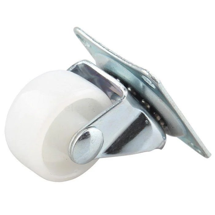free-wheel-Top-Plate-Fixed-for-Arduino-Car-at-best-price-in-pakistan.jpg 2.5cm Mini Nylon Caster Wheel Free Moving Plastic Wheel for Robotic Car - Image 2