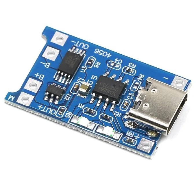 hs2334-2_grobo.jpg TP4056 C Type USB Port 1A 18650 Lithium Battery Charging Board Charger Module - Image 2