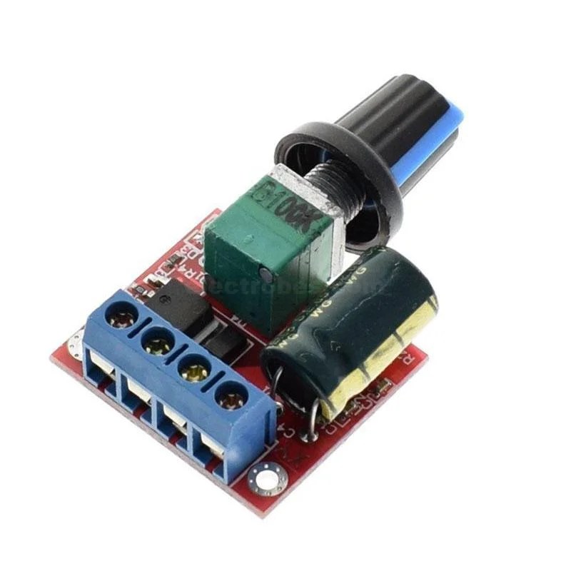 mini-pwm-dc-3v-6v-12v-24v-35v-5a-motor-speed-regulator-control-switch-tech1139-8317-800x800-1.jpg DC 5V-35V 5A 20khz LED PWM DC Motor Controller Speed Regulation Dimmer - Image 5