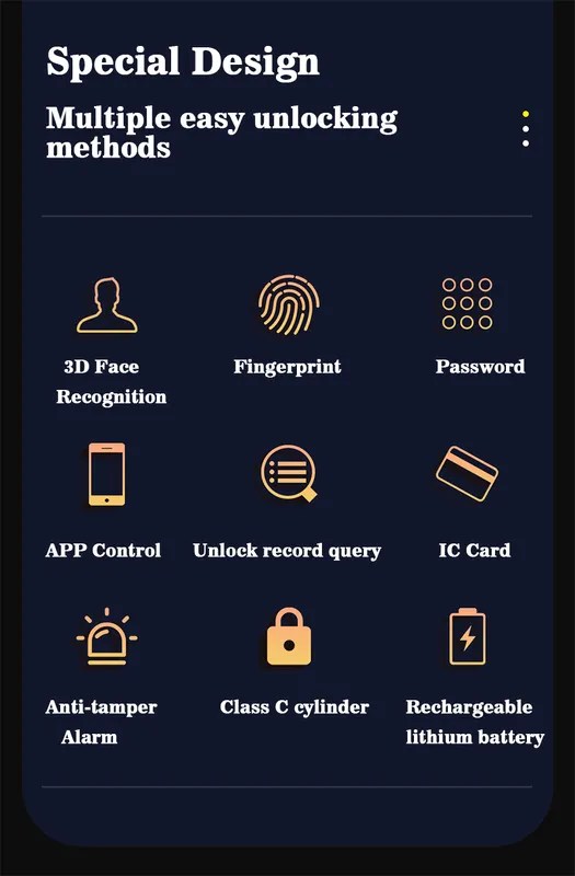 qleung-s914max-3d-face-tuya-wifi-automatic-lock-fingerprint-code-card-smart-door-lock-with-peephole-camera-at-best-price-in-pakistan-1-1.jpg S914MAX 3D Face Tuya Wifi Automatic Lock Fingerprint Code Card Smart Door Lock with Peephole Camera - Image 4