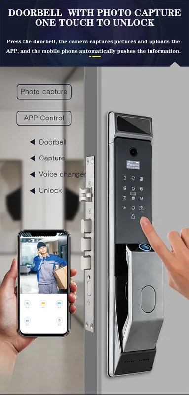 qleung-s914max-3d-face-tuya-wifi-automatic-lock-fingerprint-code-card-smart-door-lock-with-peephole-camera-at-best-price-in-pakistan-1.jpg S914MAX 3D Face Tuya Wifi Automatic Lock Fingerprint Code Card Smart Door Lock with Peephole Camera - Image 3
