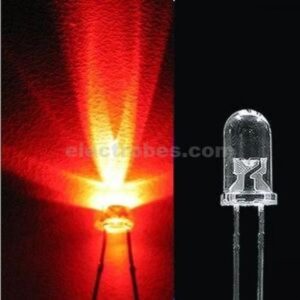 5mm Crystal Red LED