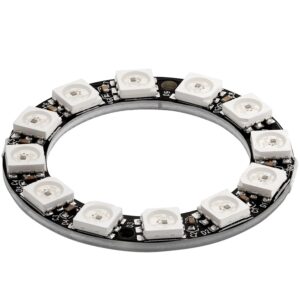 RGB LED Ring WS2812 12 Bit RGB LEDs 5V Arduino Controlled Addressable LED Module