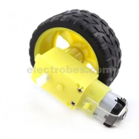 smart-robot-car-plastic-tire-tyre-wheel-dc-3-6v-gear-motor-set.jpg Smart Robot Car Plastic Tyre Wheel + DC 3-6V TT Gear Motor Set - Image 2