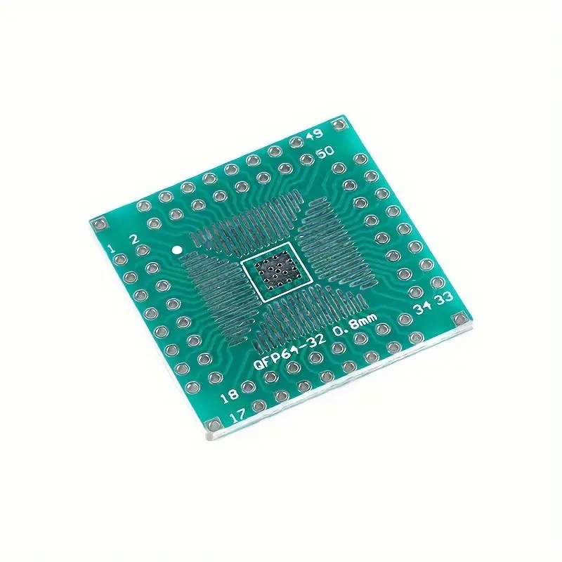 smd-to-dip16-adapter-dual-side-at-best-price-in-pakistan.jpg QFP64-32 0.8mm SMD to DIP16 Adapter Dual Side
