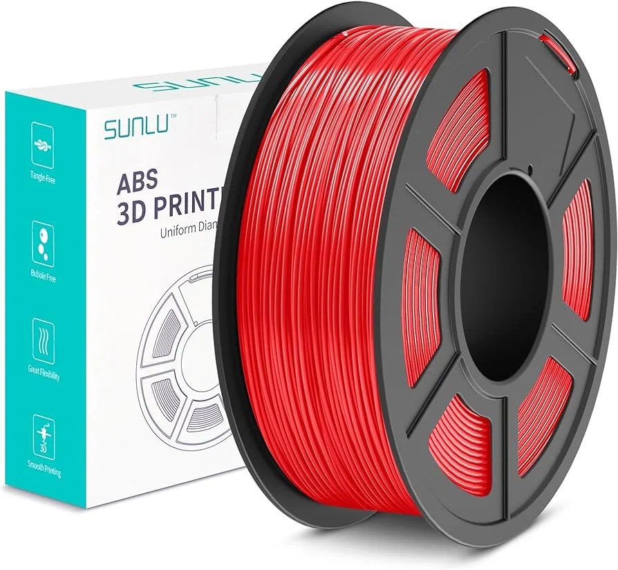 sunlu-red-abs-3d-printer-material-3d-filament-for-3d-printing-at-best-price-in-Pakistan.jpg SUNLU ABS 1.75mm 1KG 3D Printer Filament - Image 4