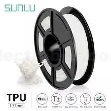 sunlu-white-tpu-0.5kg-3d-printer-material-3d-filament-for-3d-printing-at-best-price-in-Pakistan.jpg SUNLU TPU 1.75mm Flexible 3D Printer Filament 95A Shore Hardness 0.5kg Roll - Image 6