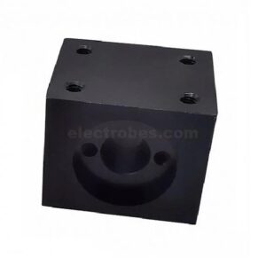 T8 Lead Screw Conversion Nut Seat Aluminum Support Block (Black)
