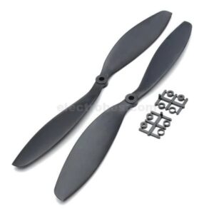 1245 Propeller Pair CW/CCW 12 inch 12×4.5 For RC Drone FPV Multi Rotor – Black