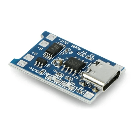 tp4056-type-c-usb-5v-1a-lithium-battery-charger-module-board-3.png TP4056 C Type USB Port 1A 18650 Lithium Battery Charging Board Charger Module - Image 3