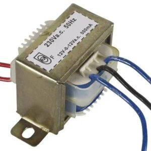 Transformer 220VAC to 12VAC 500mA 0.5A Step-down Transformer