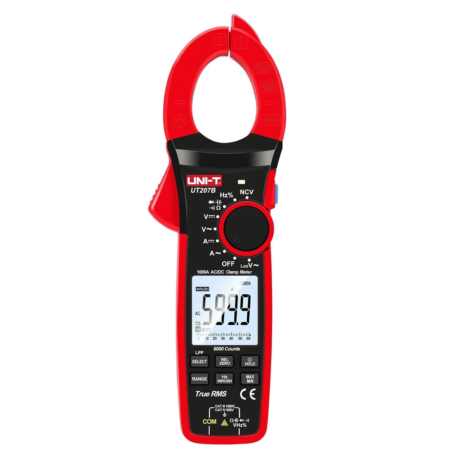 uni-t-ut202-digital-clamp-meter-ac-current-ammeter-multimeter-at-best-price-in-pakistan-4.jpg UNI-T UT207B Digital Clamp Meter AC Current Ammeter Multimeter - Image 2