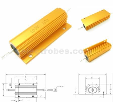 unnamed-5.jpg 1R 100W Resistor Aluminum Wire Wound Golden