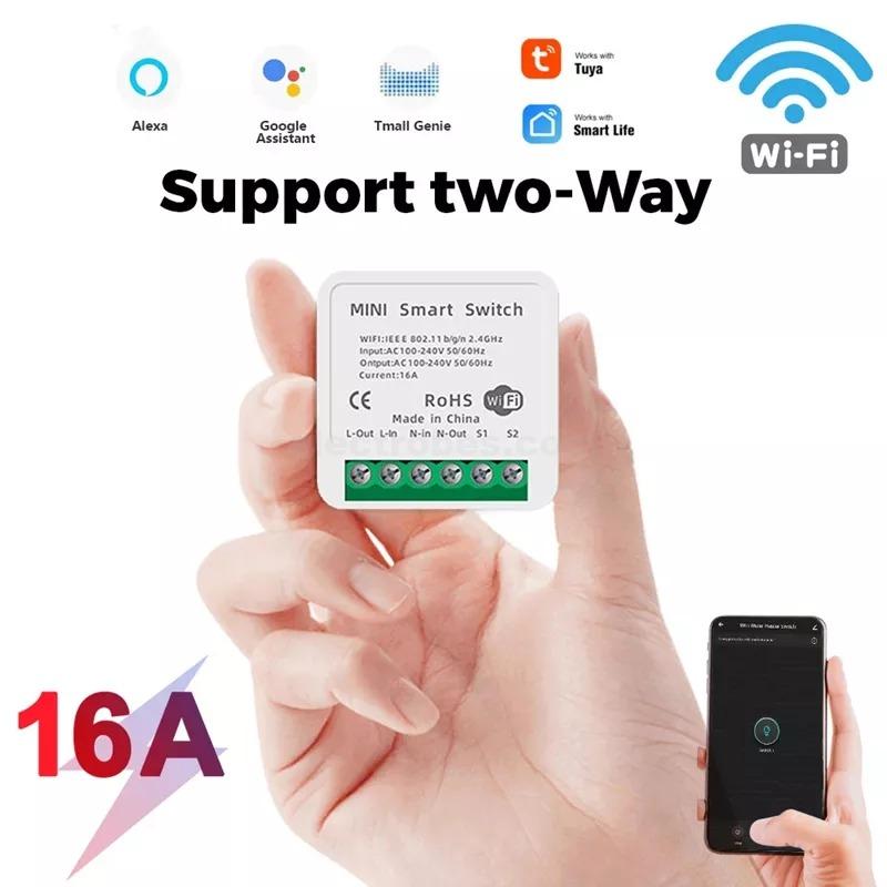 wifi-diy-smart-switch-16a-smart-home-automation-at-best-price-in-pakistan.jpg 16A Wifi Smart Socket Plug EU Universal Smart Socket 2 Way Control - Image 4